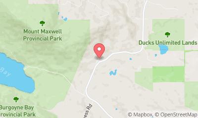map, Salt Spring Vineyards & Tasting Room