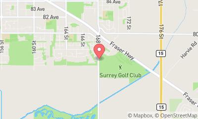 map, Surrey Golf Club