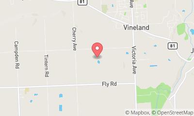 map, Vineland Estates Winery