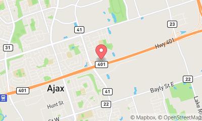 map, Ajax Convention Centre