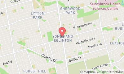 map, Cineplex Cinemas Yonge-Eglinton and VIP