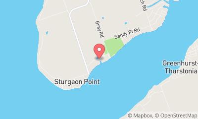 map, Sturgeon Lake Sailing Club