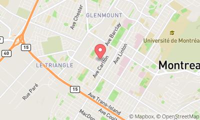 map, Camp Gan Israel of Montreal