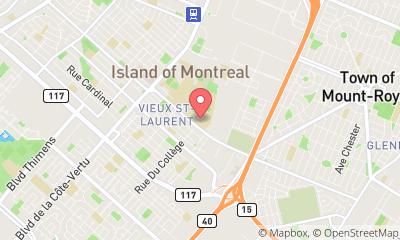 map, Association étudiante du Cégep de Saint-Laurent