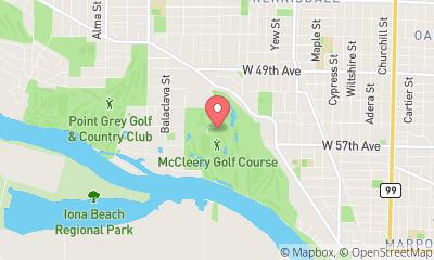 map, McCleery Golf Course