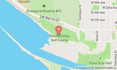 map, Shaughnessy Golf & Country Club