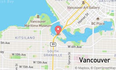 map, Granville Island Brewing