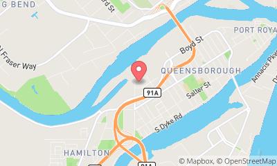 map, Starlight Casino New Westminster