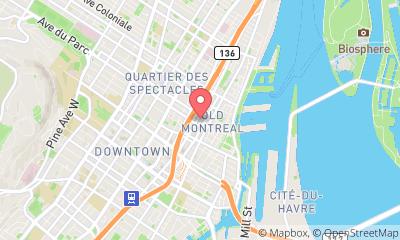 map, Le Westin Montreal