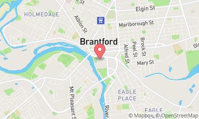 map, Elements Casino Brantford