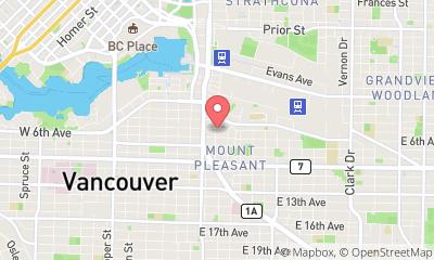 map, 1st Car Rental Vancouver