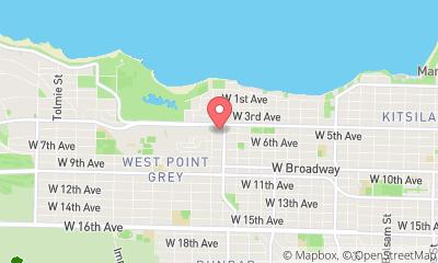 map, iDance Kitsilano