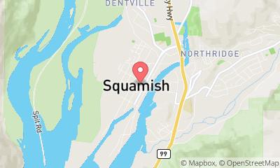 map, Squamish Oasis Hostel