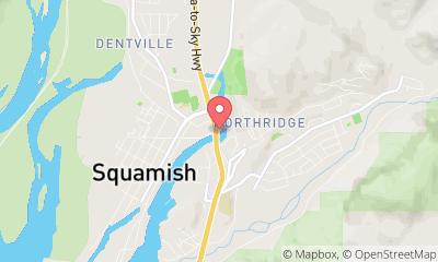 map, Squamish Adventure Inn & Hostel
