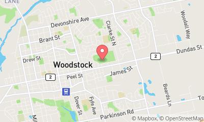 map, Woodstock Agricultural Society & Woodstock Fairgrounds