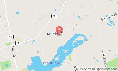 map, Orangeville Fairgrounds