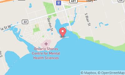 map, The Whitby Yacht Club
