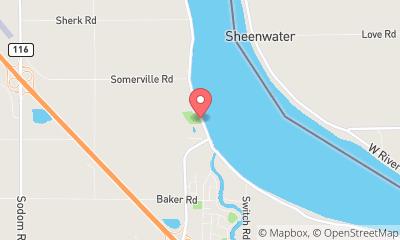 map, Riverside Park Motel and Campground