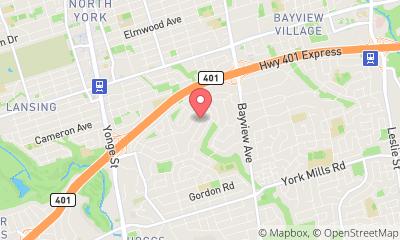 map, Glen Bernard Camp