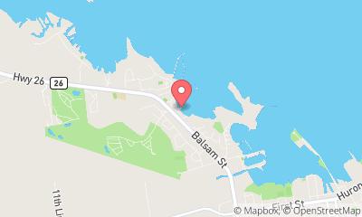 map, Collingwood Rod & Gun Club