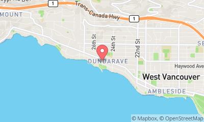 map, West Vancouver Martial Arts