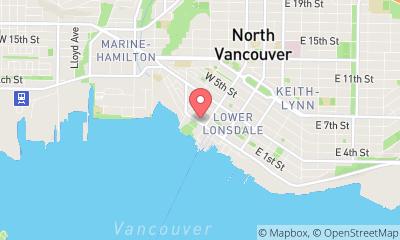 map, Ellison Travel & Tours - North Vancouver Office