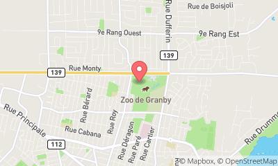 map, Zoo de Granby