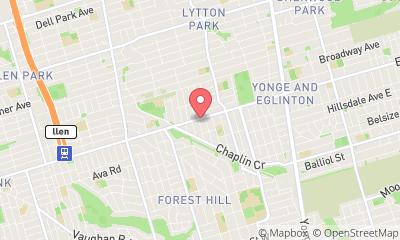 map, North Toronto Karate School