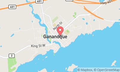 map, 1000 Islands Bed and Breakfast Gananoque