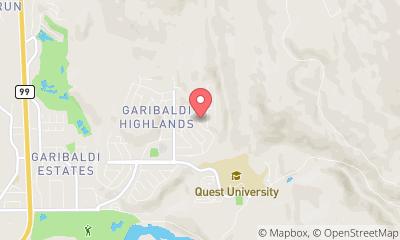 map, Squamish Highlands Bed & Breakfast