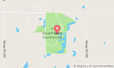 map, Cardiff Golf & Country Club