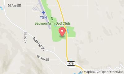 map, Salmon Arm Golf Club - Championship Course