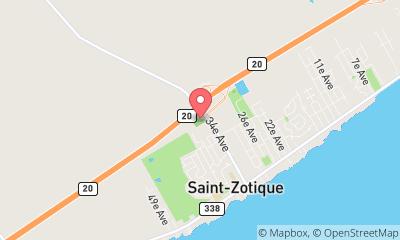 map, Karting St Zotique