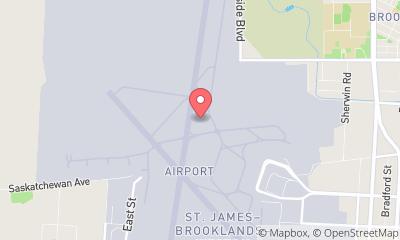 map, Winnipeg James Armstrong Richardson International Airport