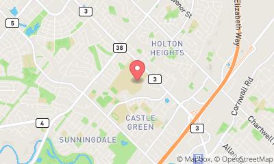 map, Residence & Conference Centre - Oakville