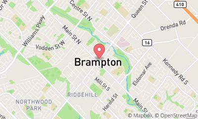 map, Beaux Arts Brampton
