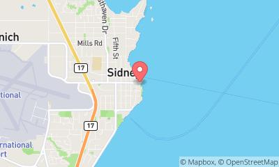 map, Sidney Spit Ferry