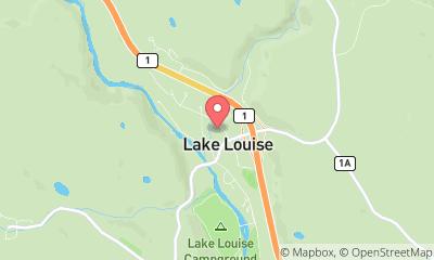 map, Lake Louise Visitor Centre