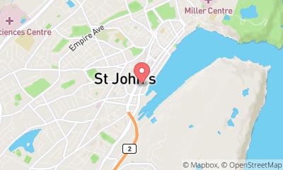 map, City of St. John's Welcome Centre