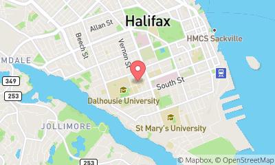map, Fountain School of Performing Arts at Dalhousie University