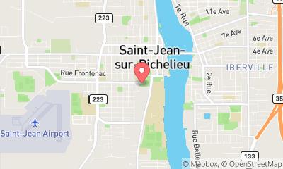 map, municipal arena - City of Saint-Jean-sur-Richelieu