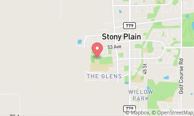 map, Stony Plain Outdoor Pool & Spray Park
