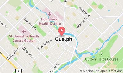 map, Guelph Concert Theatre