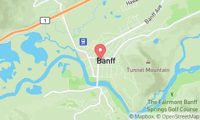 map, Banff Visitor Centre