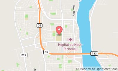 map, Piscine du Complexe sportif Claude-Raymond