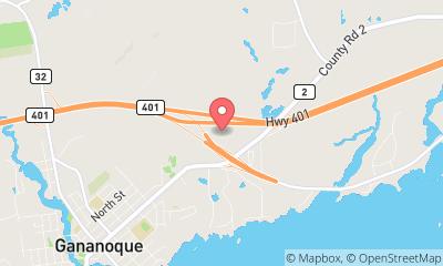 map, Shorelines Casino Thousand Islands