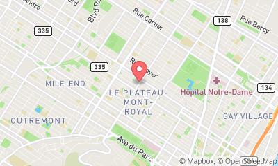 map, Studio Bizz Mount Royal