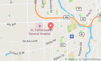 map, Gravity Climbing Gym - Niagara