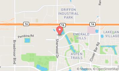 map, Hampton Inn by Hilton Edmonton/Sherwood Park