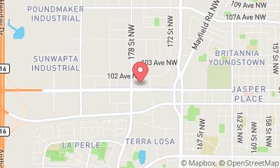 map, Hilton Garden Inn West Edmonton